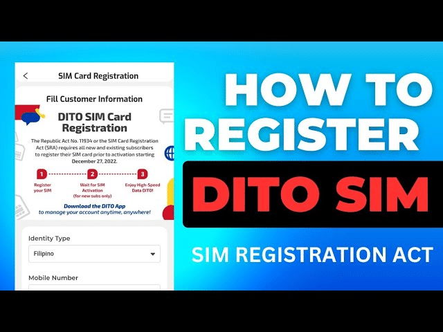 DITO SIM Registration